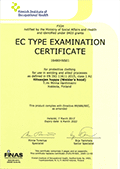 EC type examination certificate